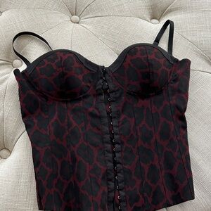 Marciano Black Bustier Top
